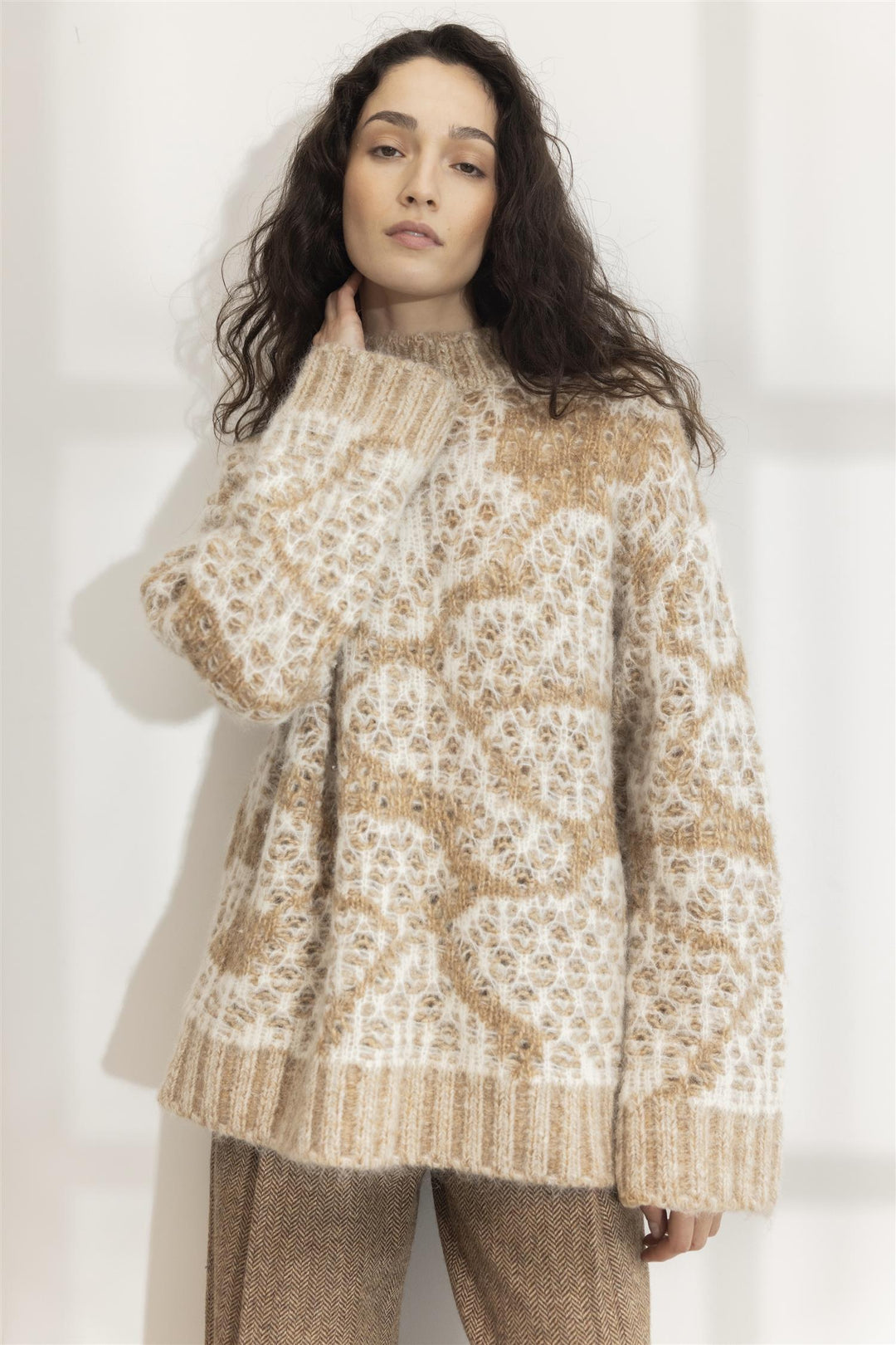 Bonnie Knit Camel