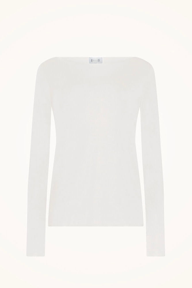 Pure Long Sleeve Top White