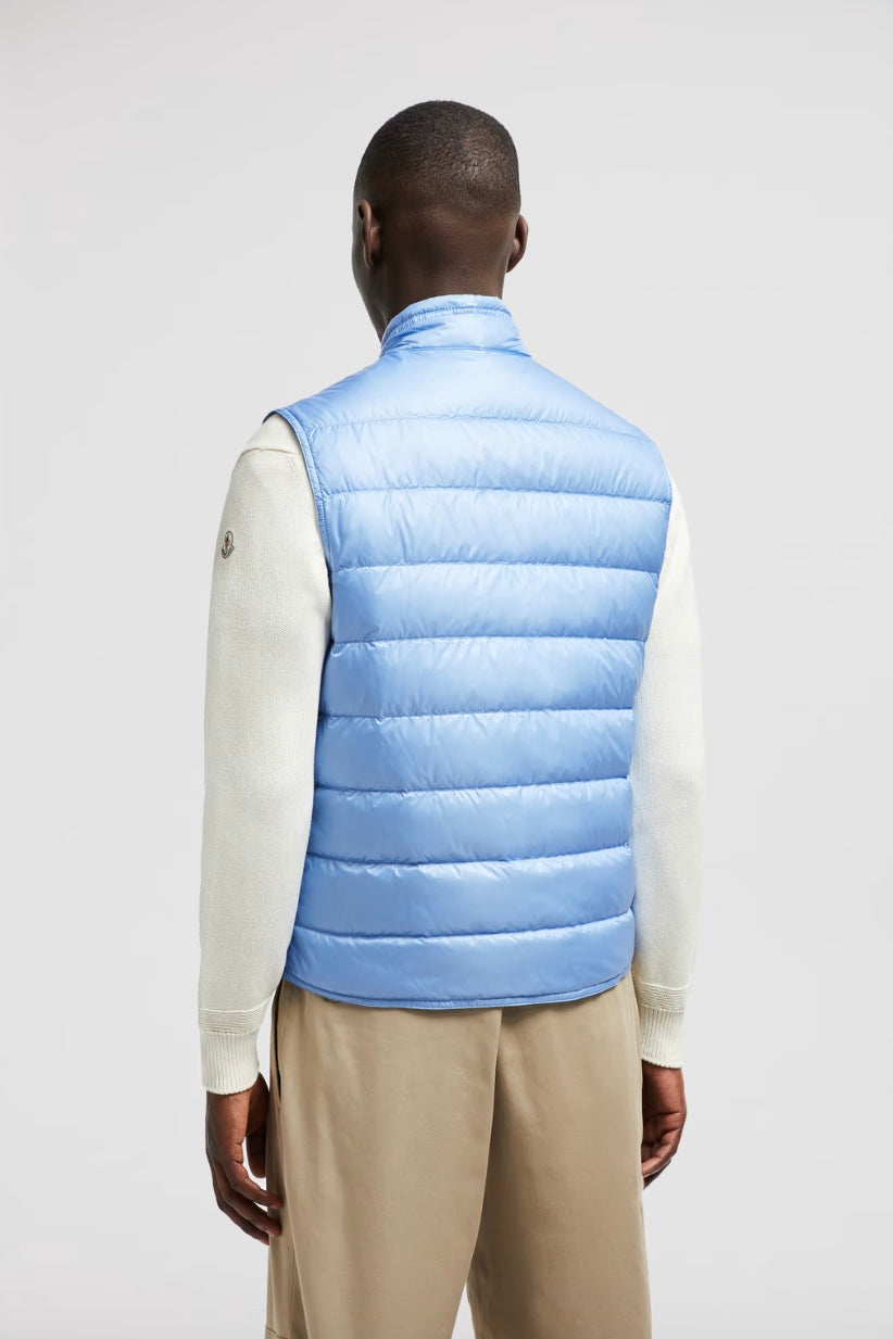 Gui Packable Down Vest Light Blue