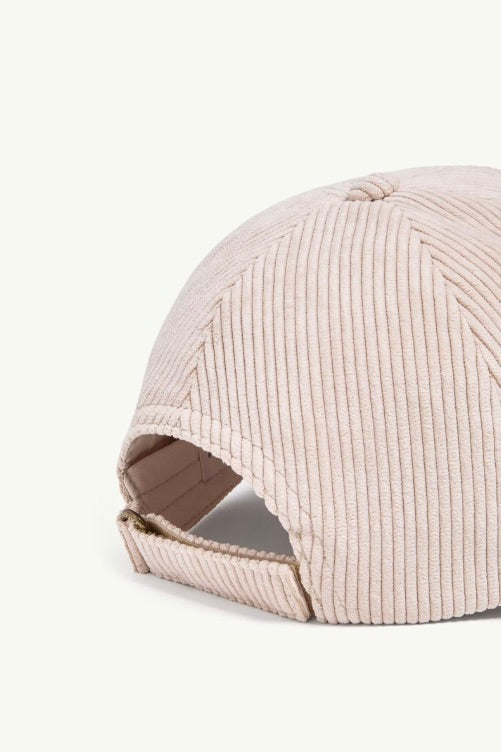 Corduroy Baseball Cap Light Beige