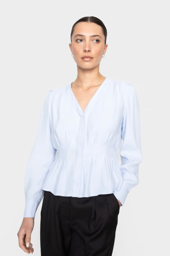 Flavia Blouse Light Blue