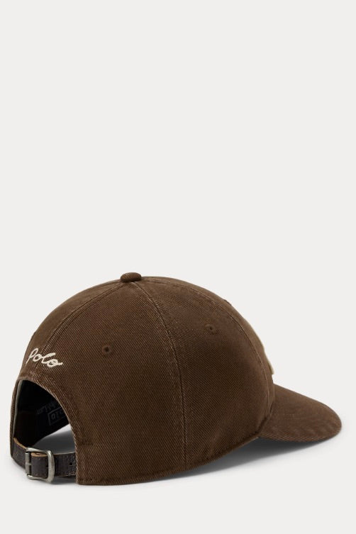 The Ralph Logo Twill Ball Cap Cooper Brown