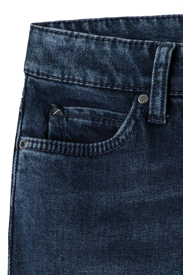 Paris Flared Sporty Blue-Black Comfort Stretch