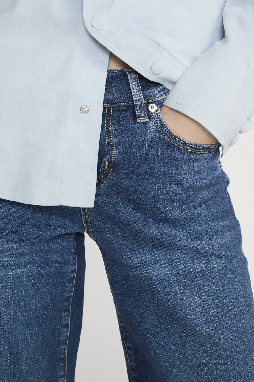 FRAME Low Rise Le Slim Palazzo - Dale