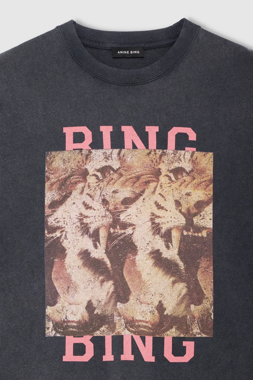 Cade Tee Tiger Bing Washed Black