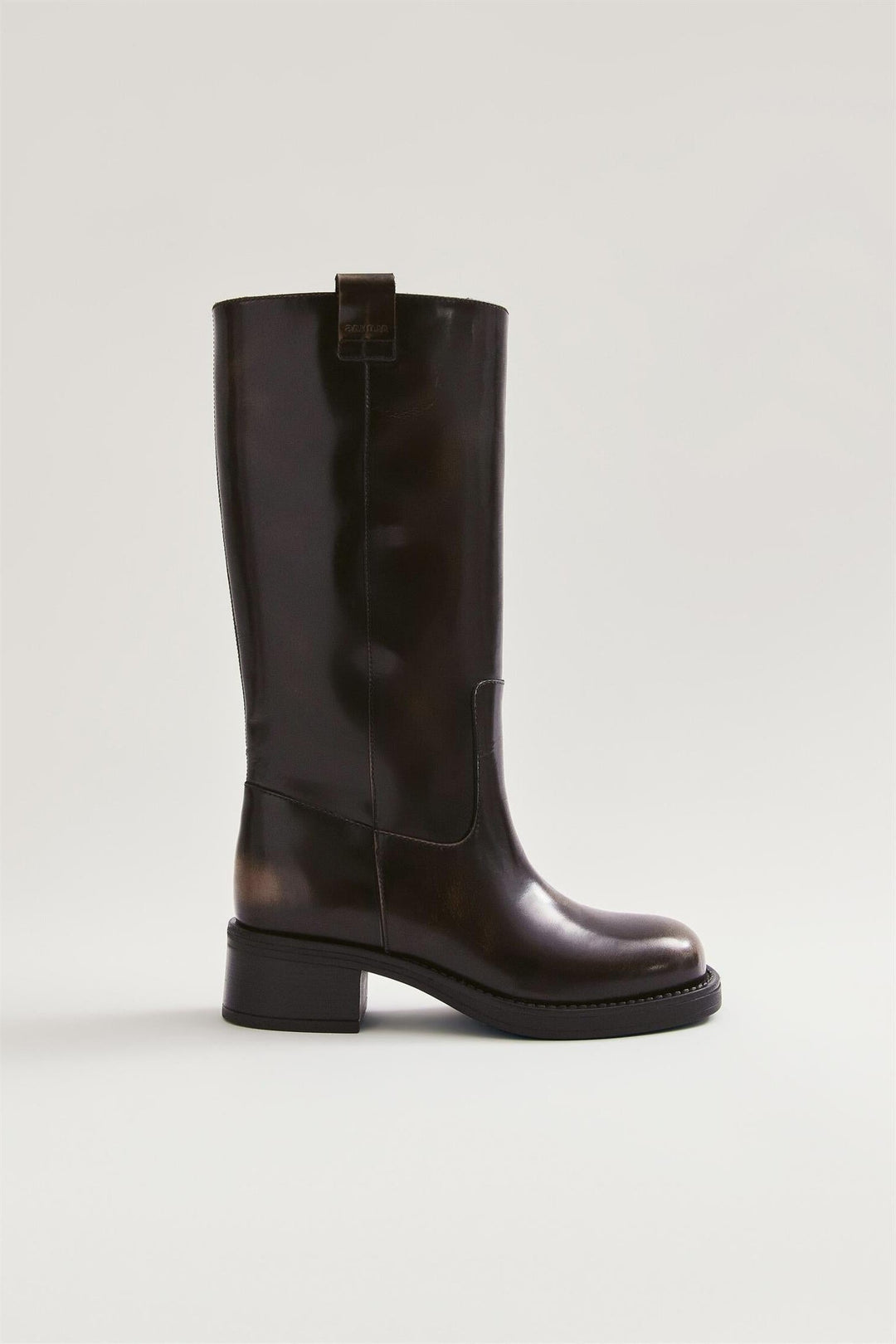 Sajan Brown Leather Boots