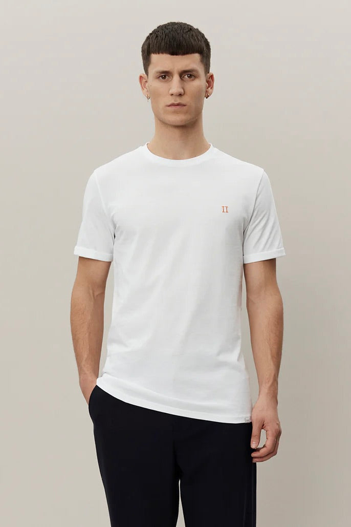 LES DEUX - NØRREGAARD T-SHIRT WHITE - Dale