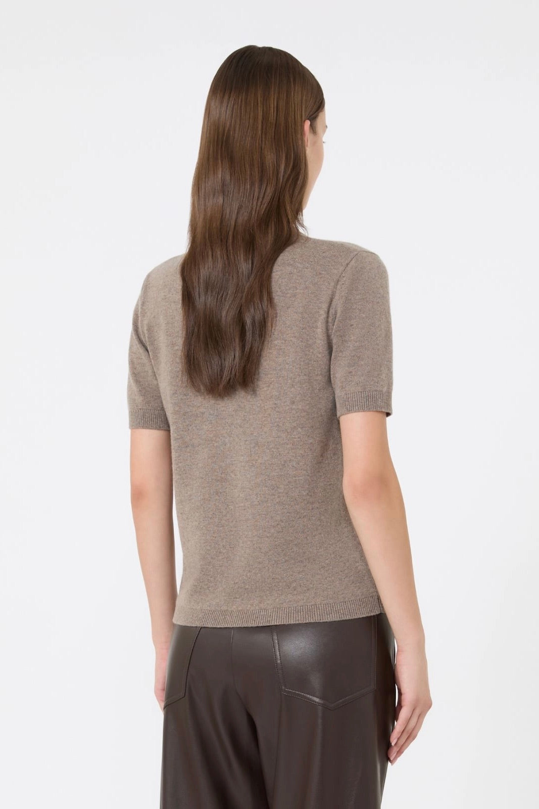 Regular Wool and Cashmere Sweater Natural