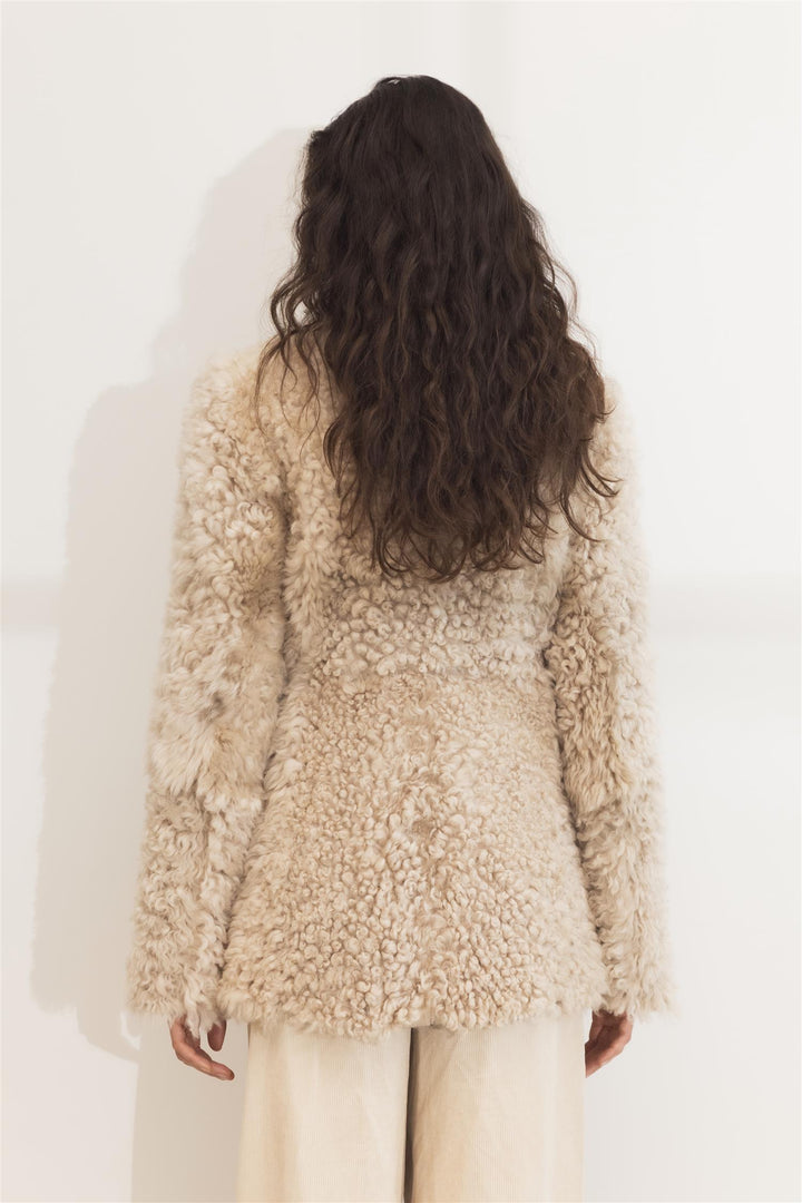 Freya Shearling Jacket Cream