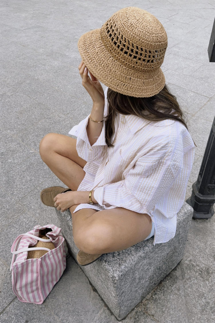 Nell Shirt Lt Yellow Stripe