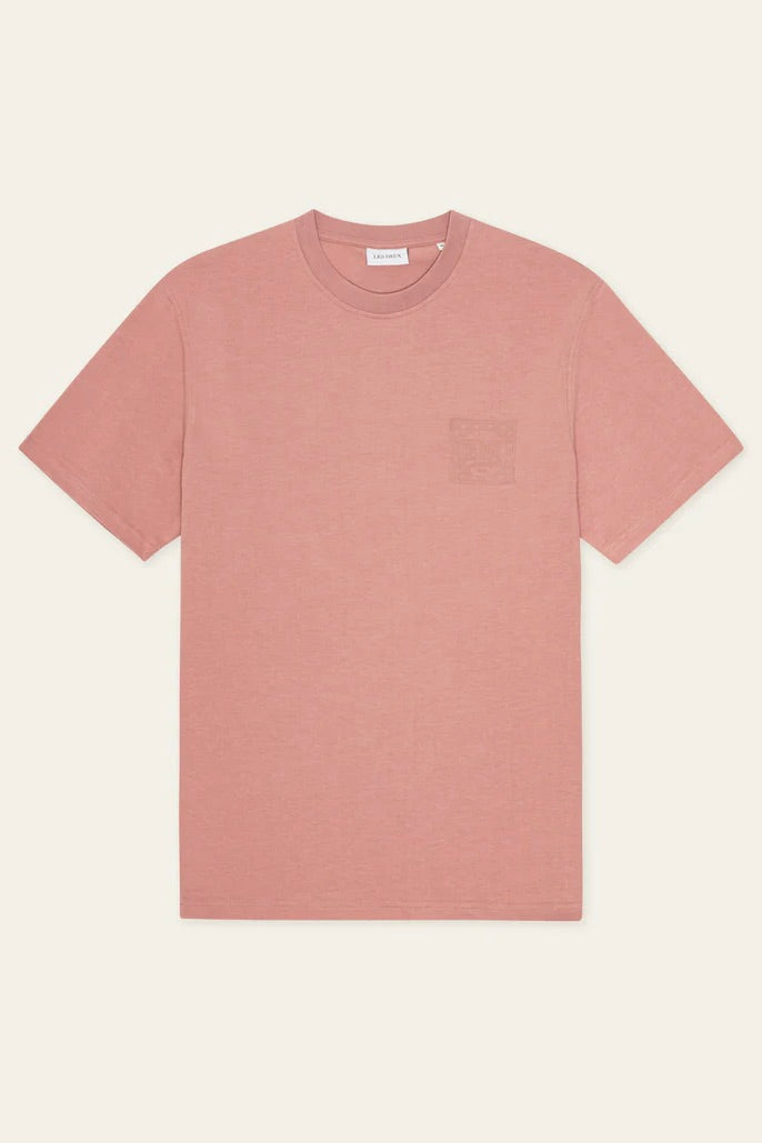 LES DEUX Ben Goods T-Shirt Ash Rose Pink - Dale