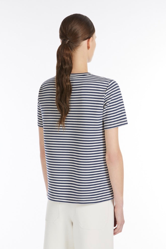 Nancy T-Shirt Ecru/Navy