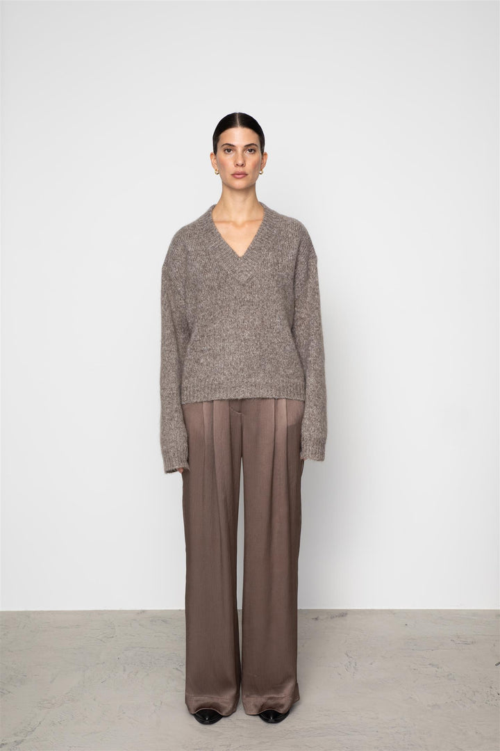 Lou Knit Dark Taupe