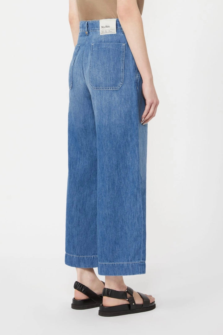 Cotton and Linen Denim Jeans