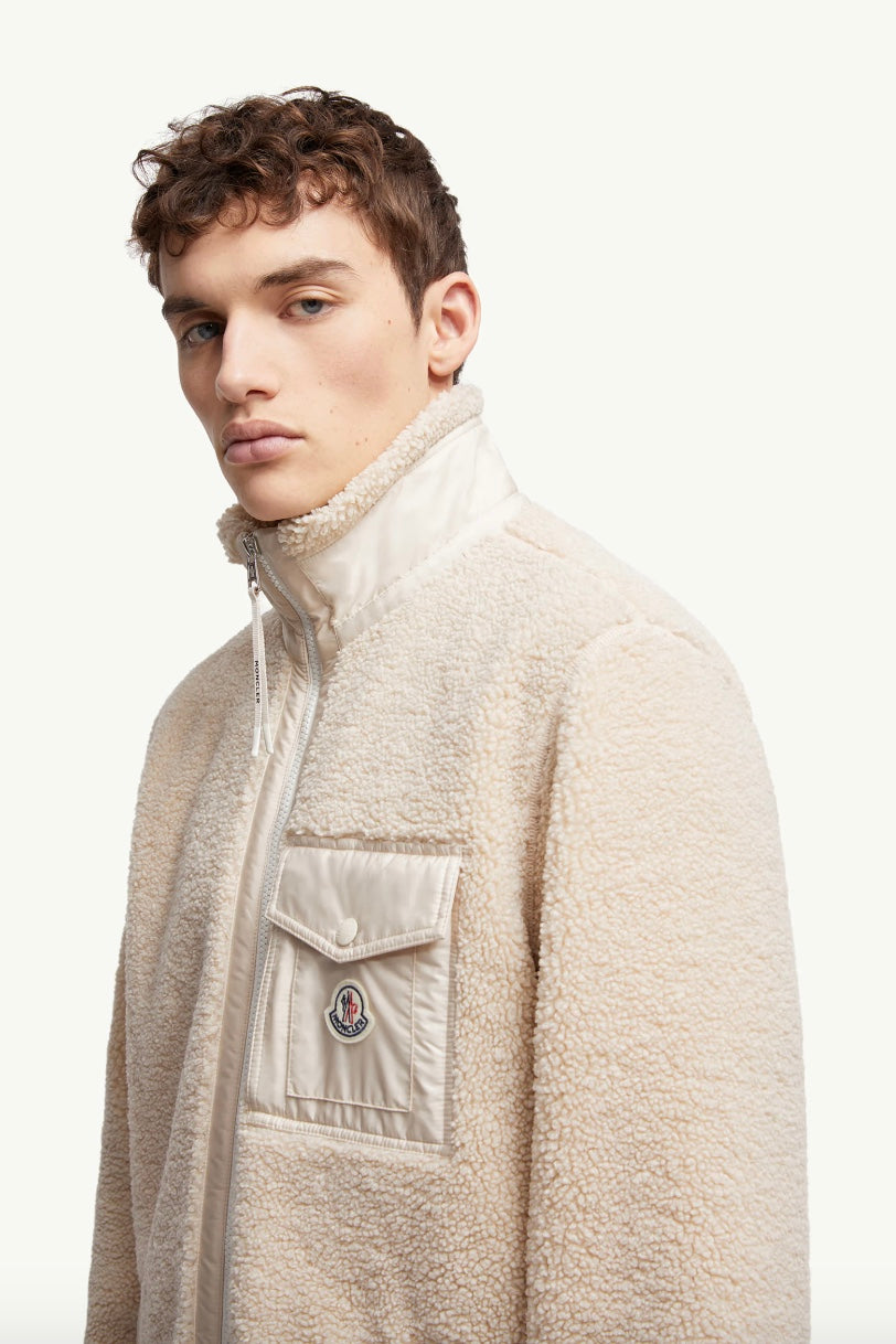 Teddy Zip-Up Sweatshirt with Pocket