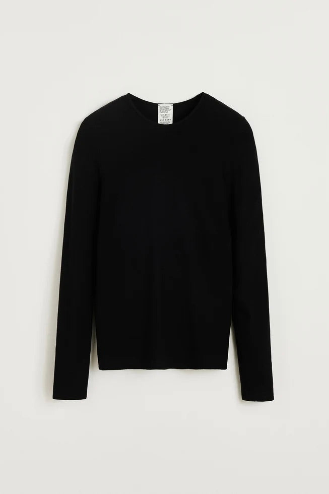 Gentle Cashmere Long Sleeve Black
