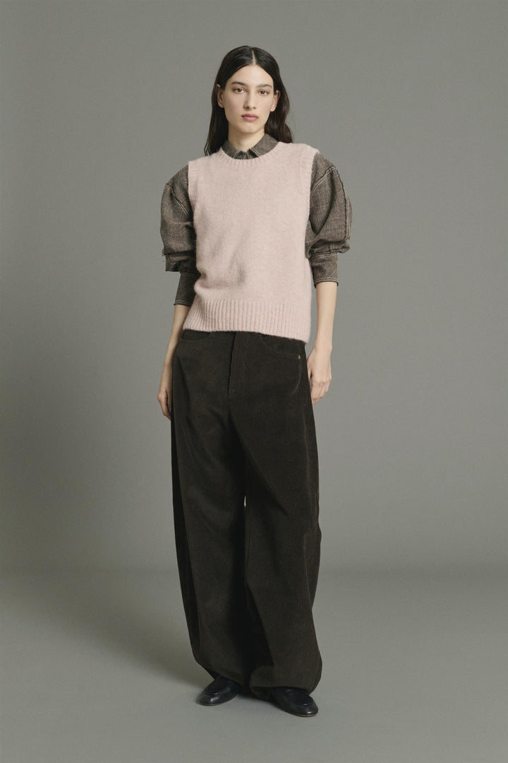 Gunther Corduroy Trouser Marron Fonce