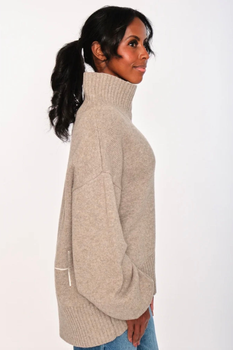 Gianna Sweater Light Brown Melange