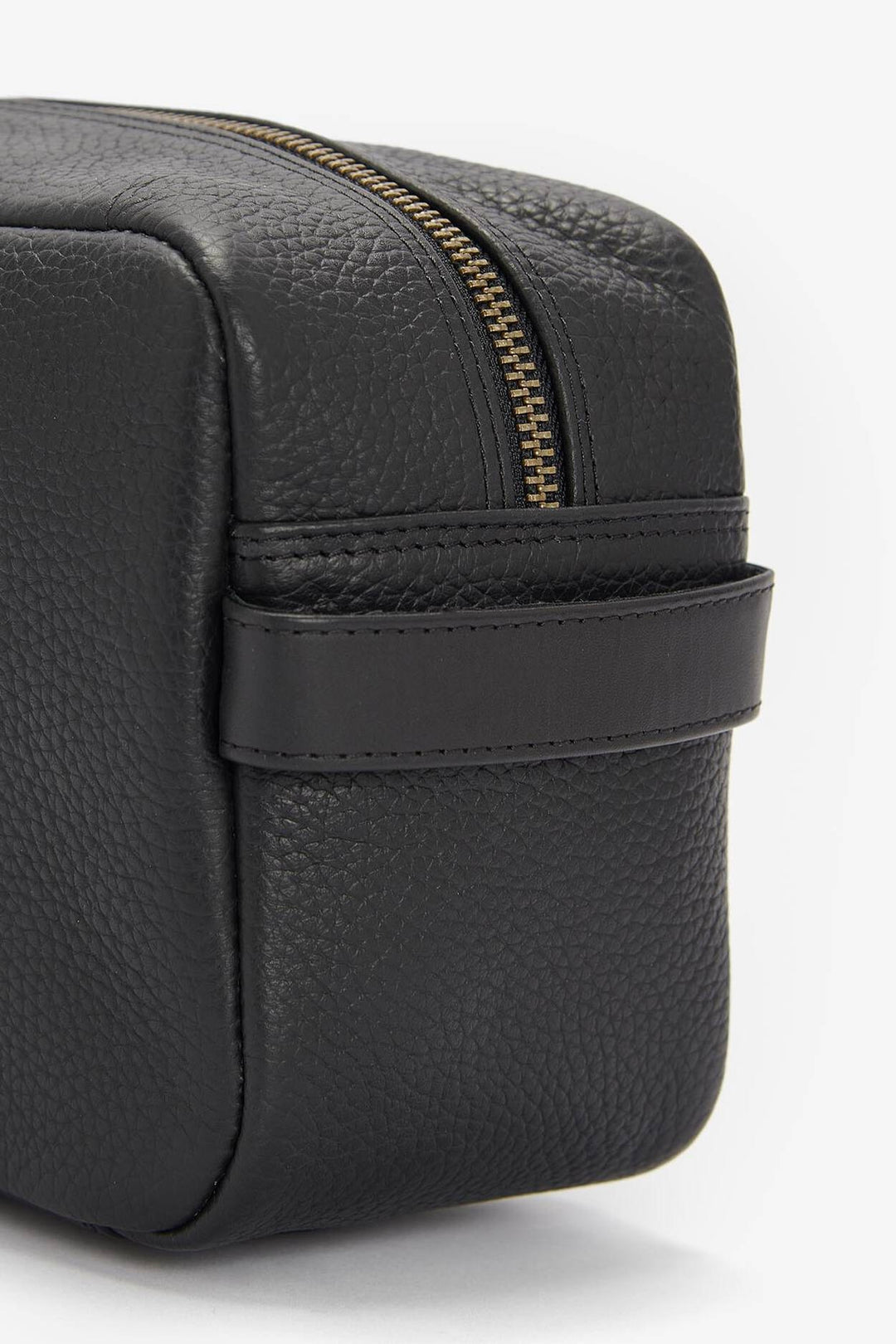 BARBOUR High Leather Washbag Black - Dale