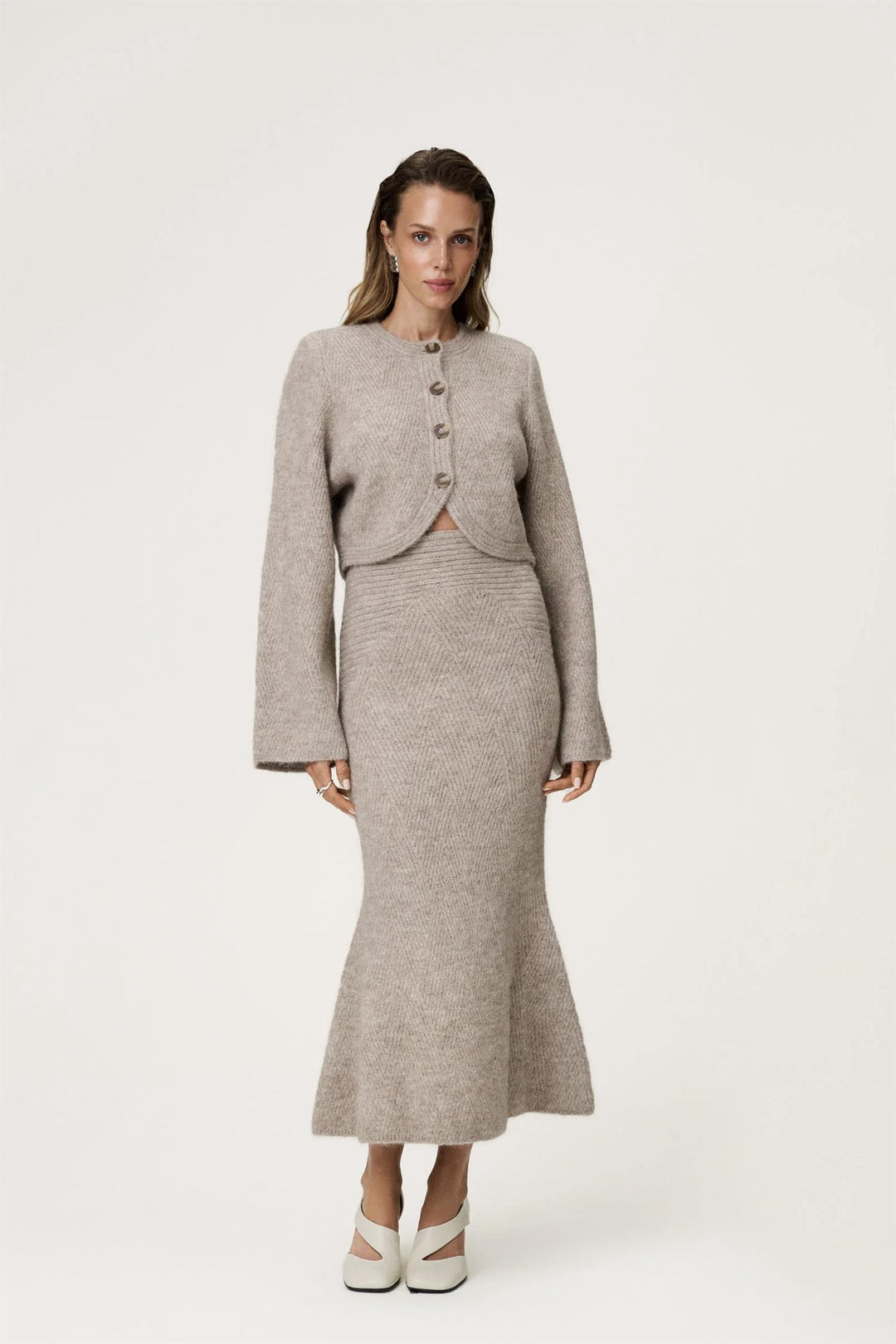 Cessole Cardigan Greige