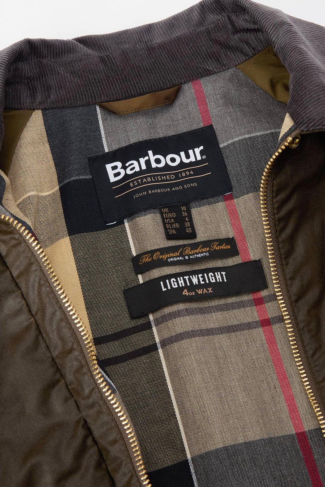 BARBOUR Argill Waxed Jacket Beech/Dress - Dale