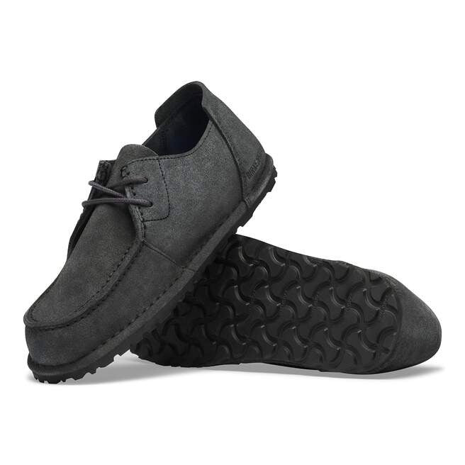 Utti Lace Suede Leather Herre Charcoal