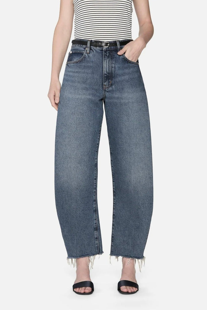 FRAME The Bubble Crop Rapture Raw Fray - Dale