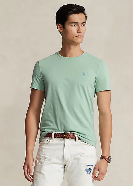 Custom Slim Fit Jersey T-Shirt Celadon