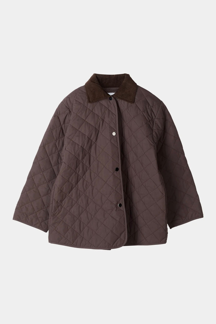 Sabria Quilted Jacket Coffee