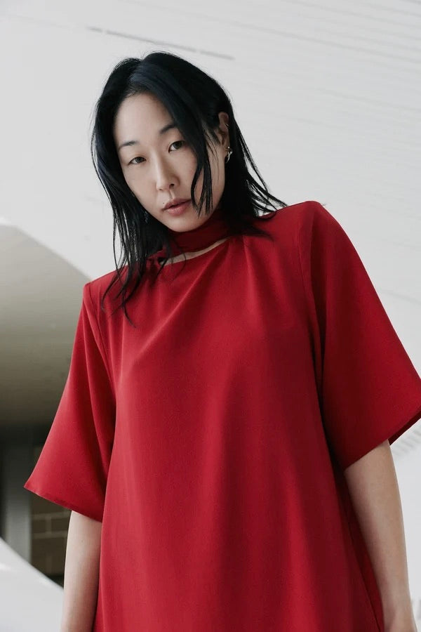 ENVELOPE 1976 Lyngen Silk Top Red - Dale