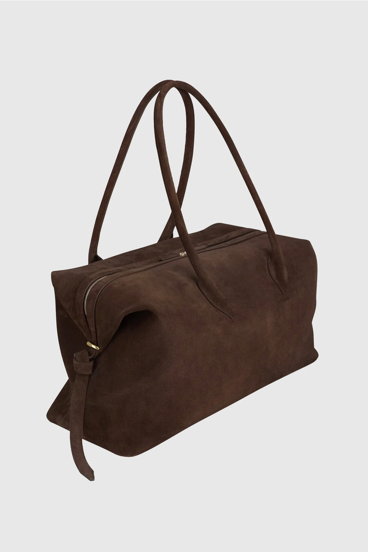YUZEFI Brioche Suede Weekender Chocolate - Dale