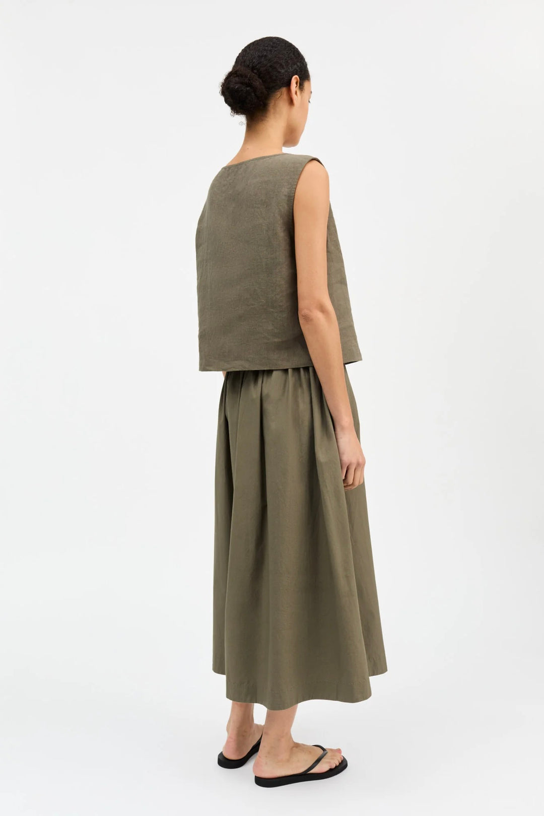 SKALL studio Vetiver Top Khaki - Dale