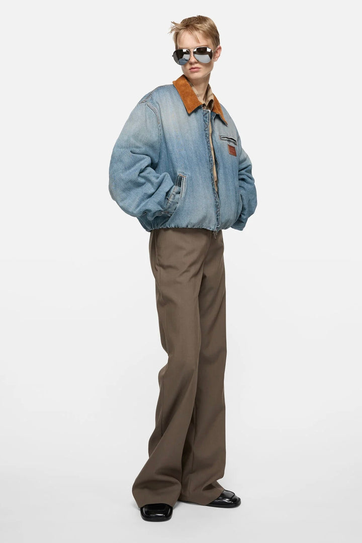 Denim Bomber Blouson