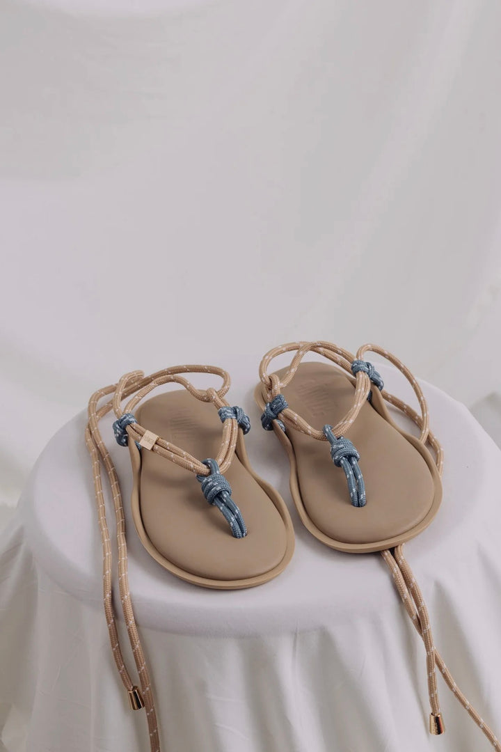 Flò Twin Rope Sandal Argilla/Teal