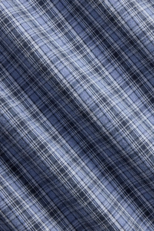 Custom Fit Brushed Oxford Shirt Blue Heather Multi