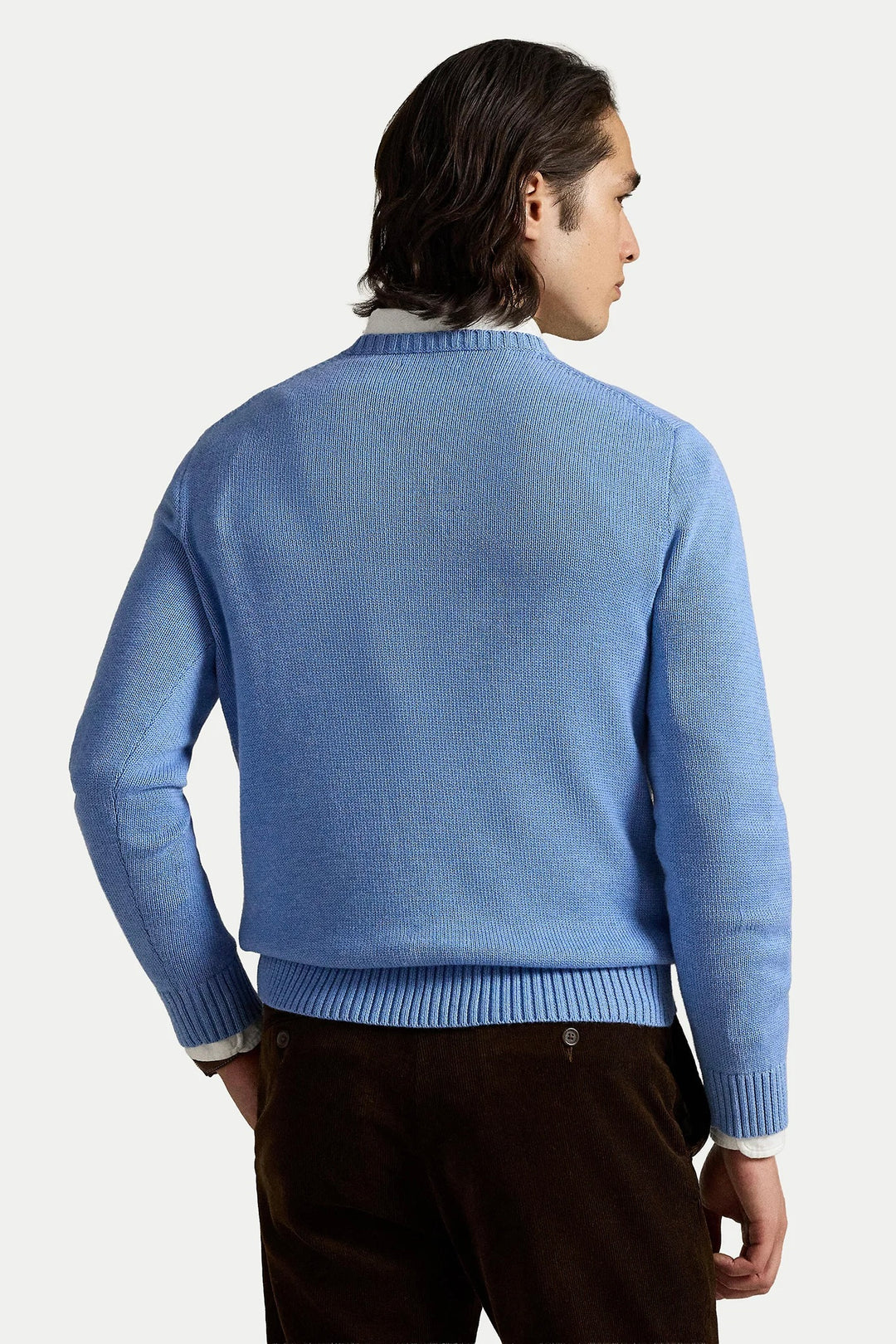 Long Sleeve Cotton Jumper Soft Royal Heather