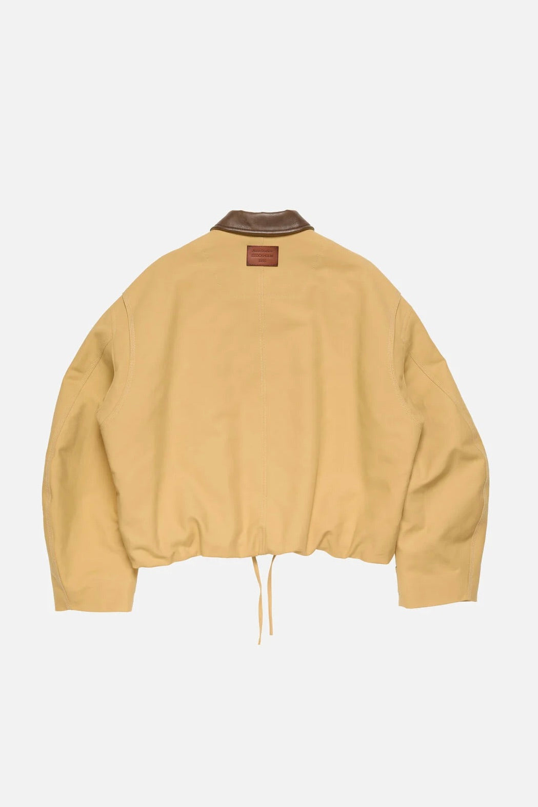 Twill Bomber Jacket Sand Beige