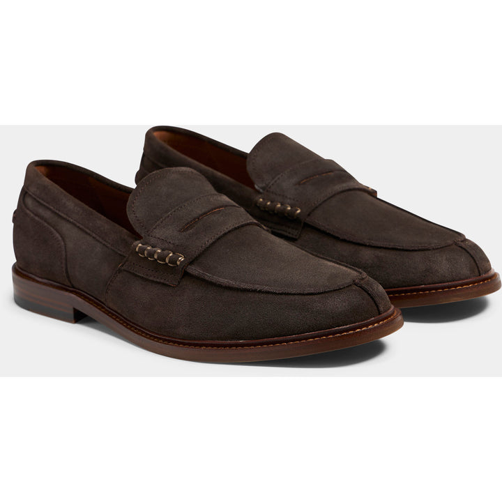 Suede Loafer Dk Brown