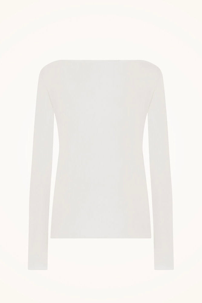 Pure Long Sleeve Top White