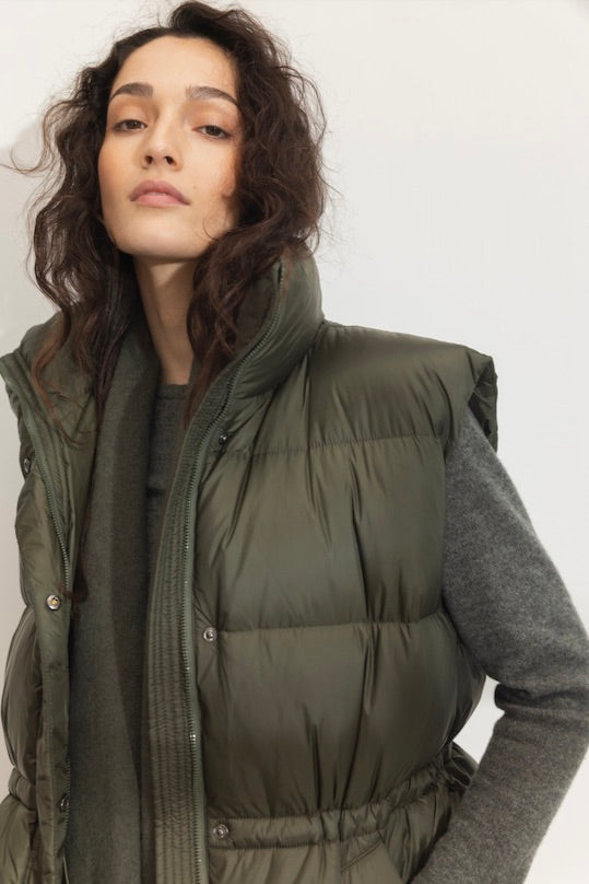 Lenox Down Vest Olive
