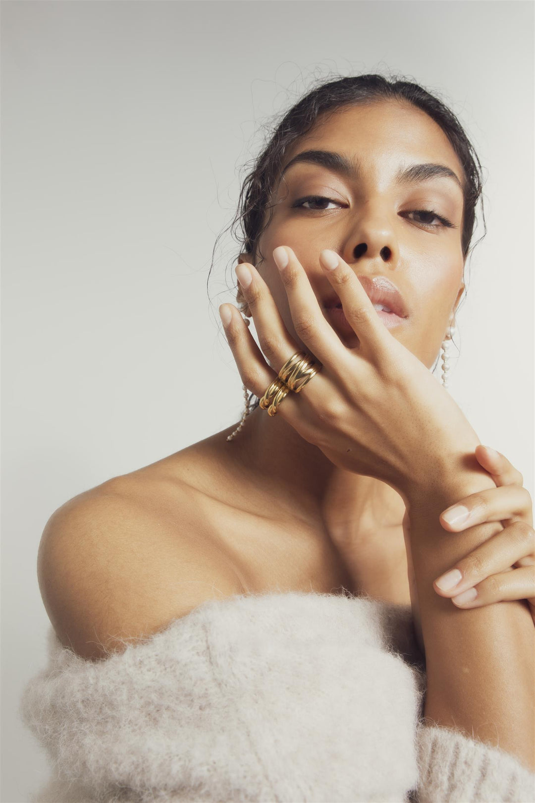 CAMILLA PIHL JEWELRY The Flow Ring - Dale