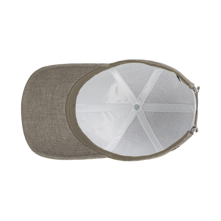 VARSITY HEADWEAR Linen Cap Argent Khaki - Dale