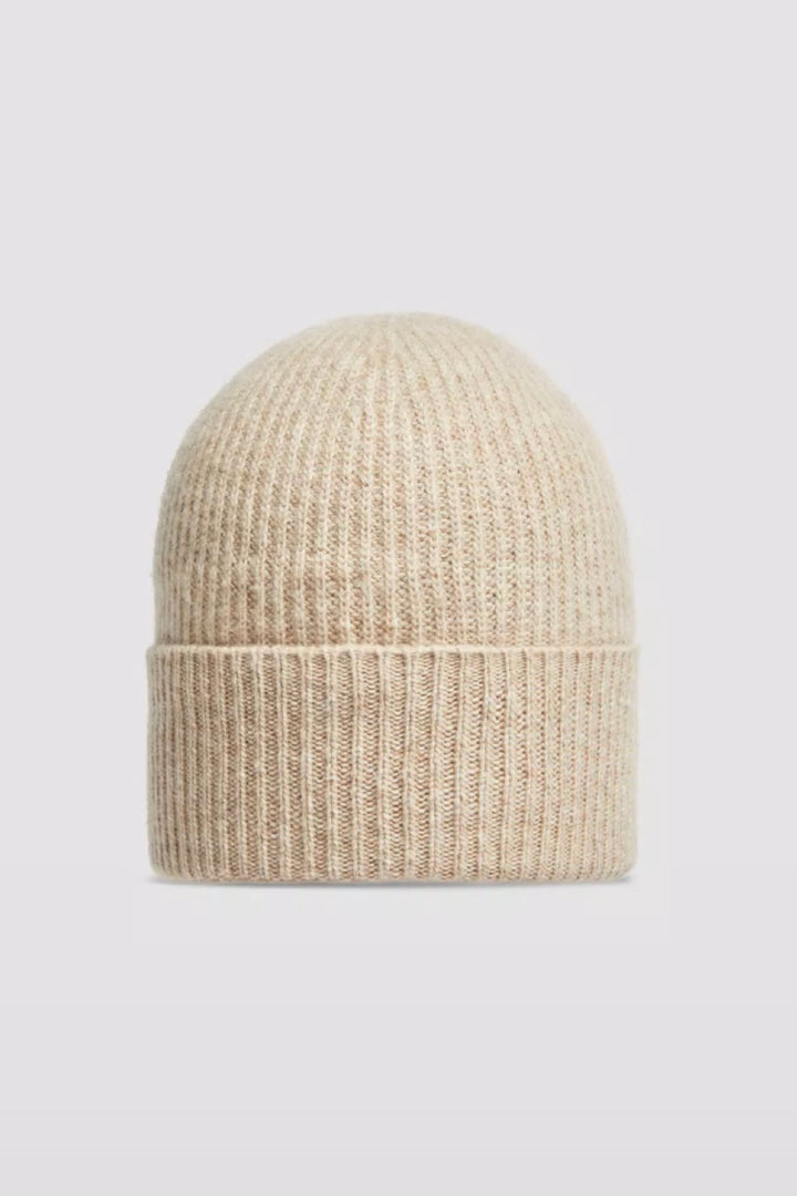 Cashmere Blend Beanie Light Beige