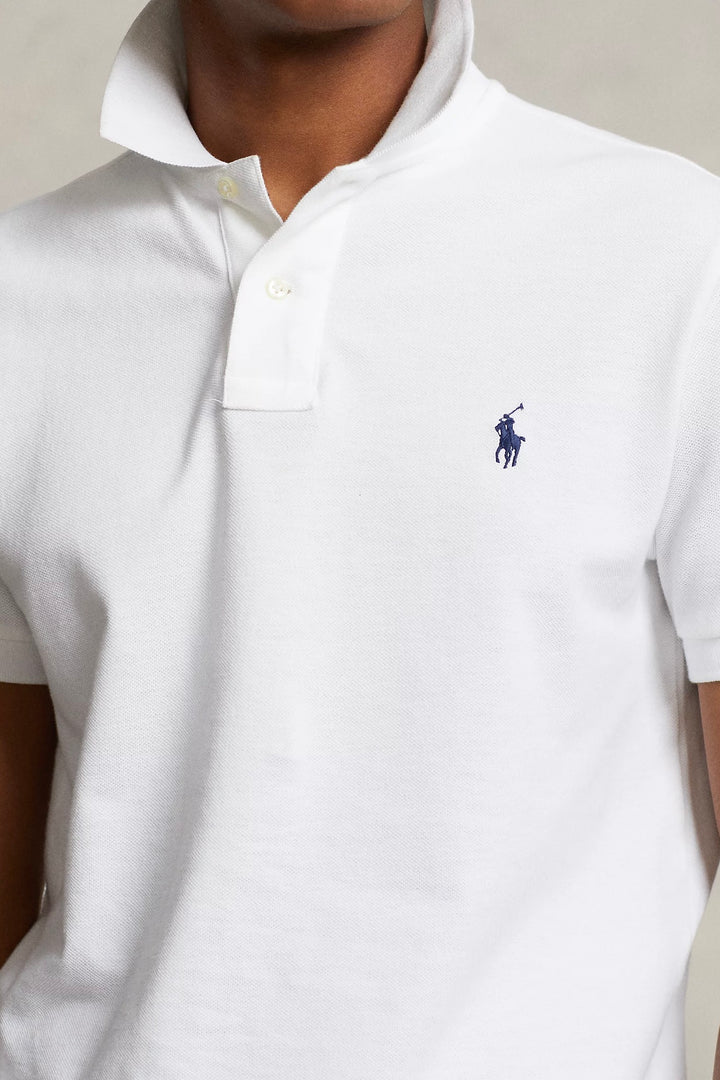 The Iconic Mesh Polo Shirt White