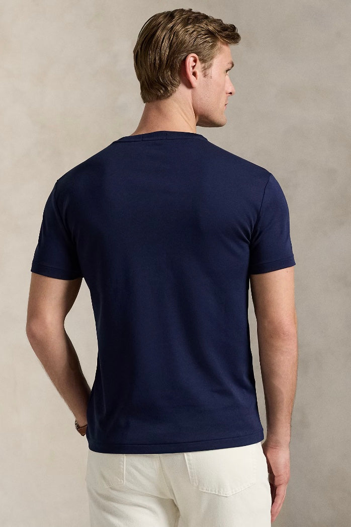 POLO RALPH LAUREN Custom Slim Fit Soft Cotton T-Shirt Refined Navy - Dale