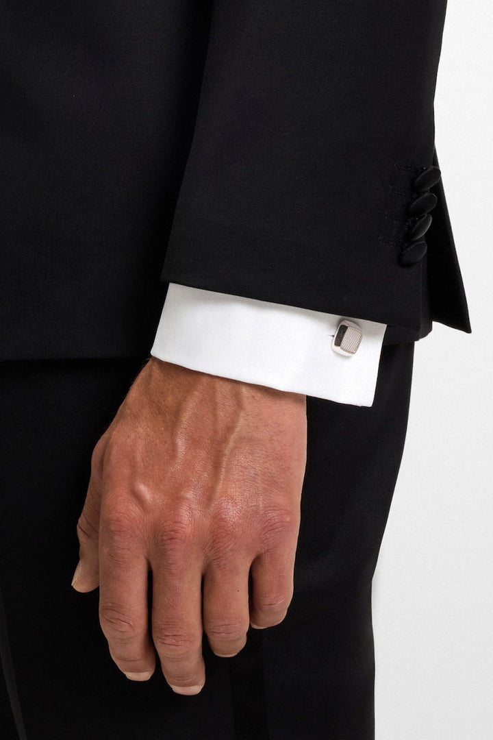 B-Metalsquare-Cuff Mansjettknapper