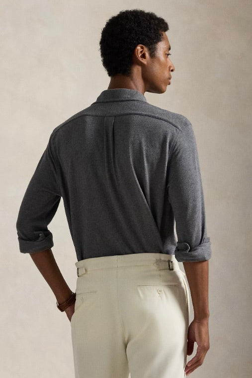 Featherweight Mesh Shirt Medium Flannel Heather