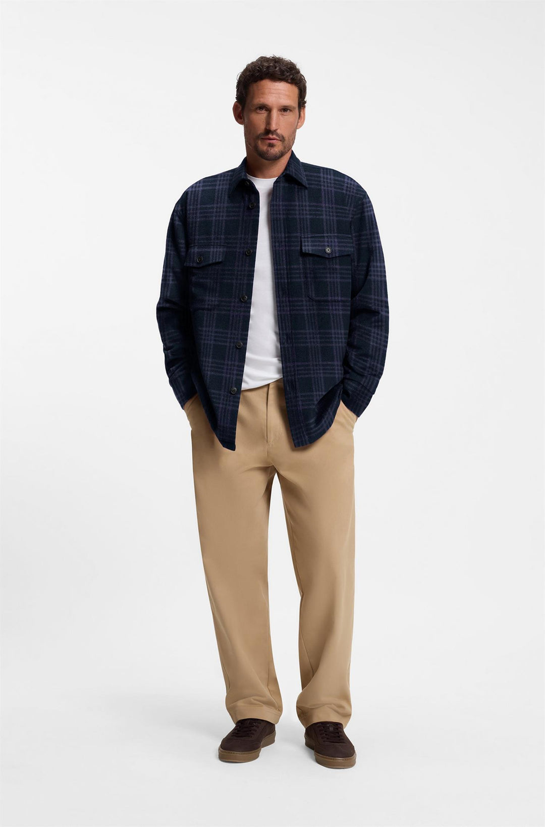 Beckham H-Cruz-K-2P-C3_DB Shirt Dark Blue