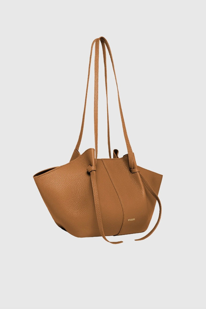 Mochi Pebble Grain Leather Hazel