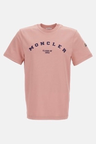 Logo-Print Short Sleeve T-shirt Pink